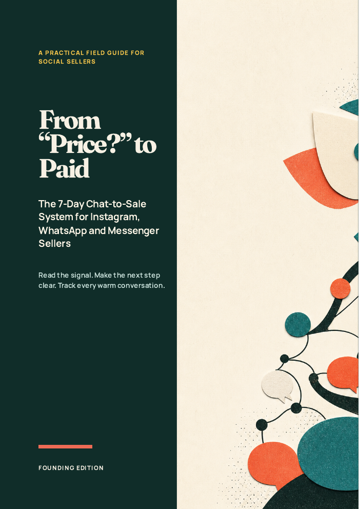 Cover of From Price to Paid, a practical field guide for social sellers
